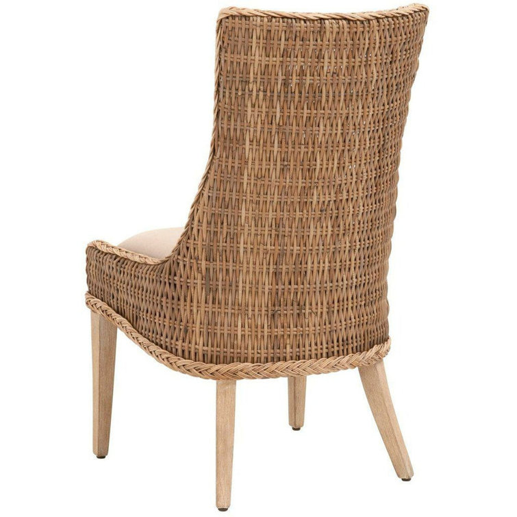 Kubu wicker dining discount chairs